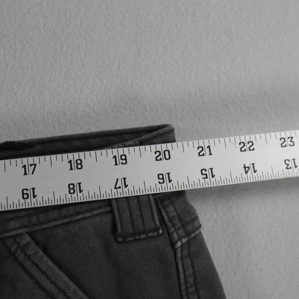 Coleman Pants Mens (40x28) Gray Flannel Lined Utility Outdoors Work Carpenter